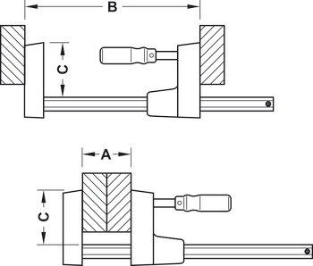 Bessey UniKlamp 600x80mm - view 3