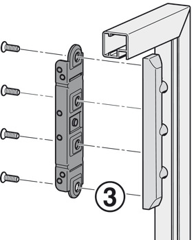 Free Flap 1.7 Adaptor Zinc Alloy NP - view 3