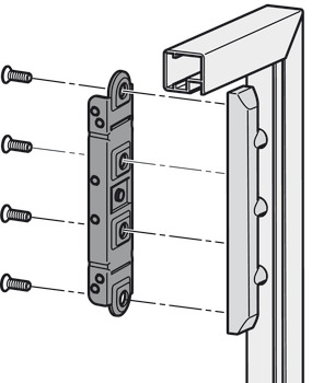 Free Flap 1.7 Adaptor Zinc Alloy NP - view 5