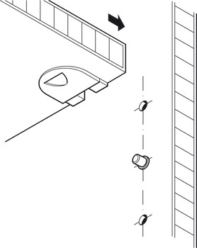 Shelf Support D5mm Collar Plug Steel Glv - view 4
