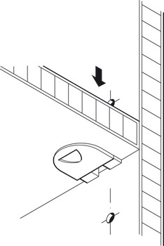 Shelf Support D5mm Collar Plug Steel Glv - view 5