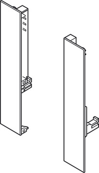 MXS Internal Drawer Fnt Brkts Set 199mm Plastic Antique
