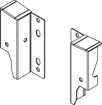 MXS Back Brackets 84mm Stone Grey - view 2