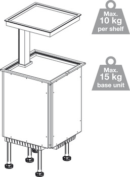 Ninka Qanto Unit w PO Tray Decor Top - view 5