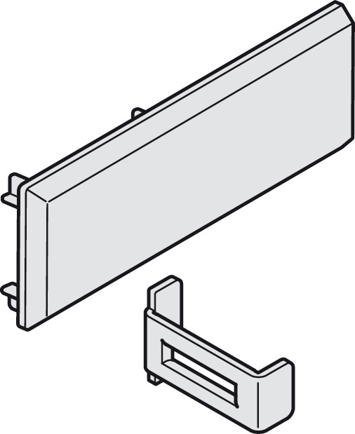 Hawa Porta End Cap 95mm Plastic Antique 940.60.410