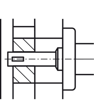 Half Spindle 8mm Square 60mm ts 40-50mm Drs - view 2