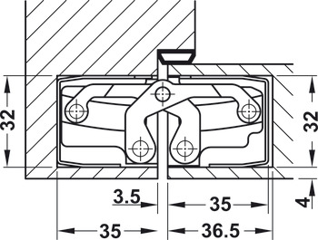 Tectus TE540 3D 180D Hinge PBP - view 2