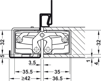 Tectus TE540 3D 180D Hinge PBP - view 4