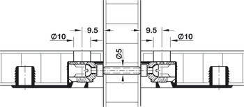 Thread Sleeve M4 5x22mm 28-33mm Steel Galvanised - view 3
