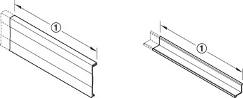 MX Front Panel Sef f U/Drawer 74mm Wht - view 4