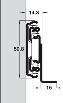 3301-60 BB Drawer Runner Full 60kg 300mm Bright Zinc Plated - view 2