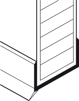 Plinth Seal Profile 16x2500mm White - view 3