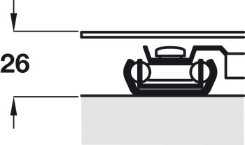 Extending TV Turntable Sgl Ext 70kg - view 2