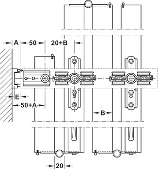 Slido W-Fo32 100T FitSet w Btm Trk Bas - view 4