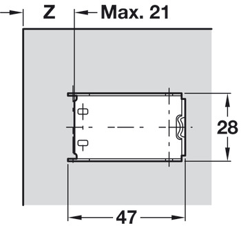 Tiomos Mirro Adapter Stainless Steel - view 2