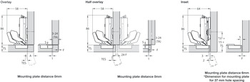 Tiomos M9 110D Hinge w Damper NP - view 4
