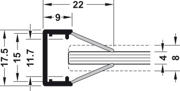 Loox5 5108 Gls Edg Profile Phillips 2.0m Plastic Mlk - view 2