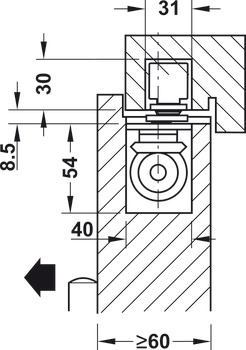 Geze Electromechnical OH Con.Dr Clsr Silver - view 4