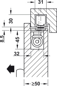 Geze Electromechnical OH Con.Dr Clsr Silver - view 4