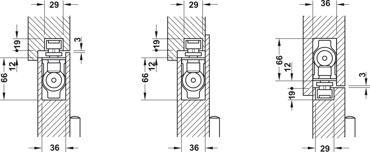 Startec DCL33 Conc OH Dr Closer 2-4 Silver - view 7