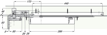 Geze Boxer Dbl OH Dr Closer 2-4 FR - view 2