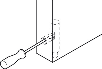 Pivot Hinge wo Stop Plastic White - view 4