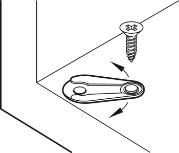 Pivot Hinge wo Stop Plastic White - view 5