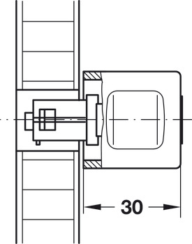 Symo3000 Fix Adapt Knob D30mm Zinc Alloy MNP - view 5