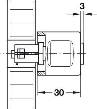 Symo3000 Release Pin for Lock Handle Plastic/Steel - view 4