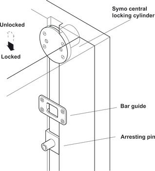 Symo3000 Cent Lockcase 22mm Zinc Alloy/Aluminium NP - view 4
