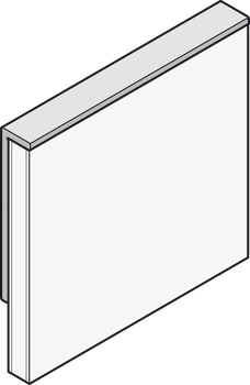AluSplash Edge Profile 3050mm Aluminium Silver - view 4