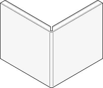 AluSplash Ext Crn Profile 610mm Aluminium Silver - view 3