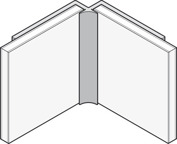 AluSplash Int Crn Profile 610mm Aluminium Antique - view 3