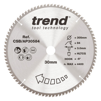 Trend Sawblade AP 84T 3.0K D305/30x2.0 000.00.538
