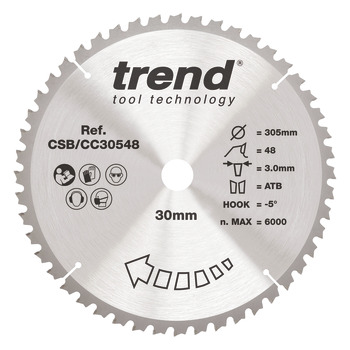 Trend Sawblade WDCC 48T 3.0K D305/30x2.0 000.00.549