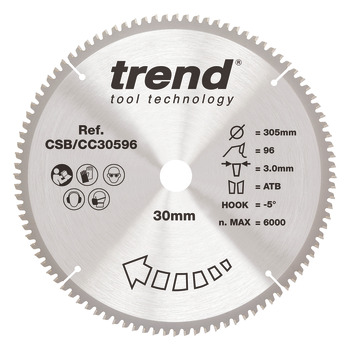 Trend Sawblade WDCC 96T 3.0K D305/30x2.0 000.00.551