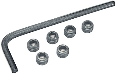 6x Grub Screws + Allen Key Steel 001.67.709
