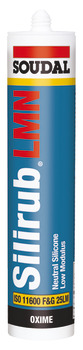 Soudal Silirub LMN CstSilicone 300ml Wht 003.50.704