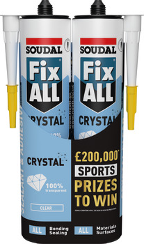 Soudal FixAll Crys Sealant 290ml Clr x2 003.50.762