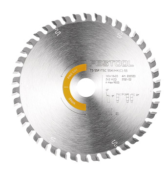 Festool Saw Blade D160mm Wood Fine WD42 005.22.489