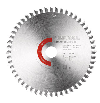 Festool Saw Blade D160mm Lam/HPL TF52 005.22.490