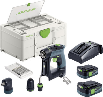 Festool Crdl Drill CXS 2.6-Set GB 240V 005.25.268
