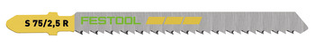 Festool Jigsaw Blade S 75/2.5 R/5 5pk 005.25.471