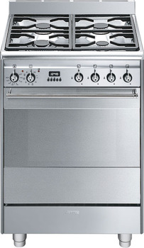 Smeg Con SUK61PX8 Range Ckr DF Stainless Steel