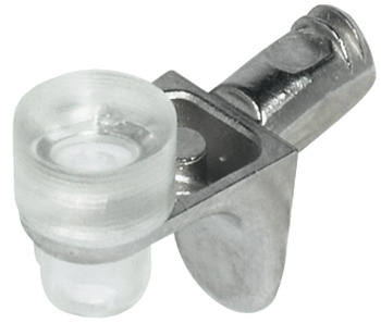 Gls Shelf Support D5mm Plug Zinc Alloy NP