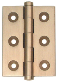 Butt Hinge Button D6.5x 50x38mm Brs SN
