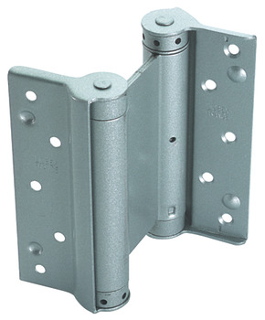 Spring Hinge Dbl Act 125x85mm Steel Silver
