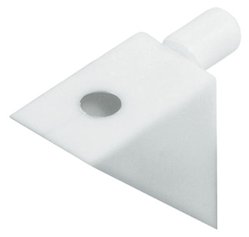 Shelf Support D4.5mm Plug Plastic White