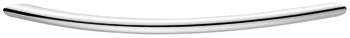 Bow Handle Steel Polished Chrome D10x30mm 128mm Fixing Centres