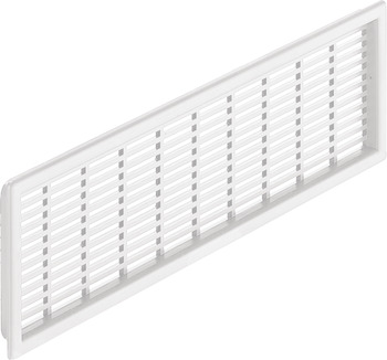 Ventilation Grille Rectangle 149x40mm Plastic White